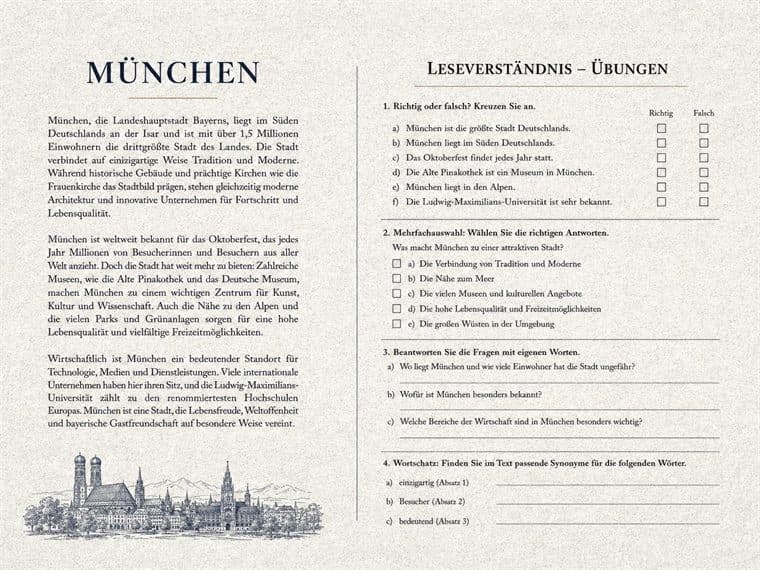 München feladatlap